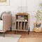 Record Player Stand with Record Storage Shelf and Charging Station - 21"L x 18"W x 31"H